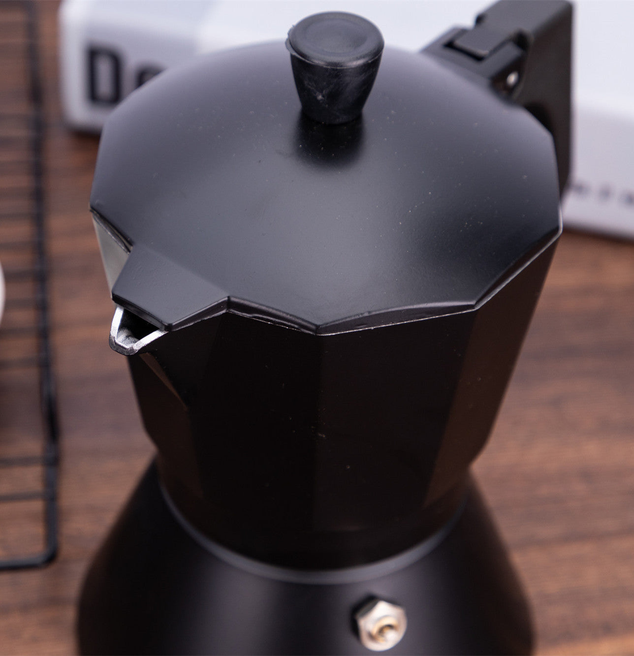 Il NERO Assoluto (Absolute Black) Moka Coffe Pot