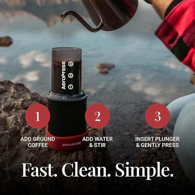 Aeropress Go Portable Travel Coffee Press Kit