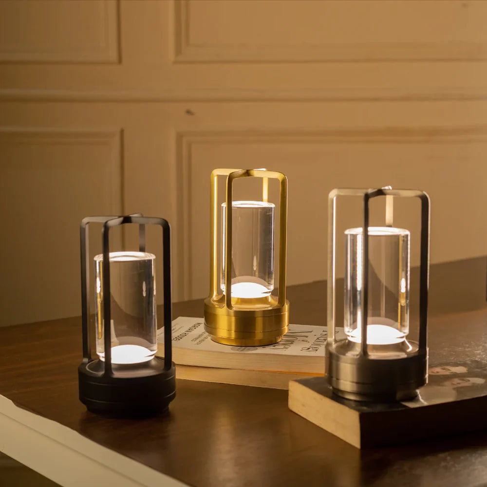 Illuminate your world | Aluminium LED Rechargeable Table Lamp