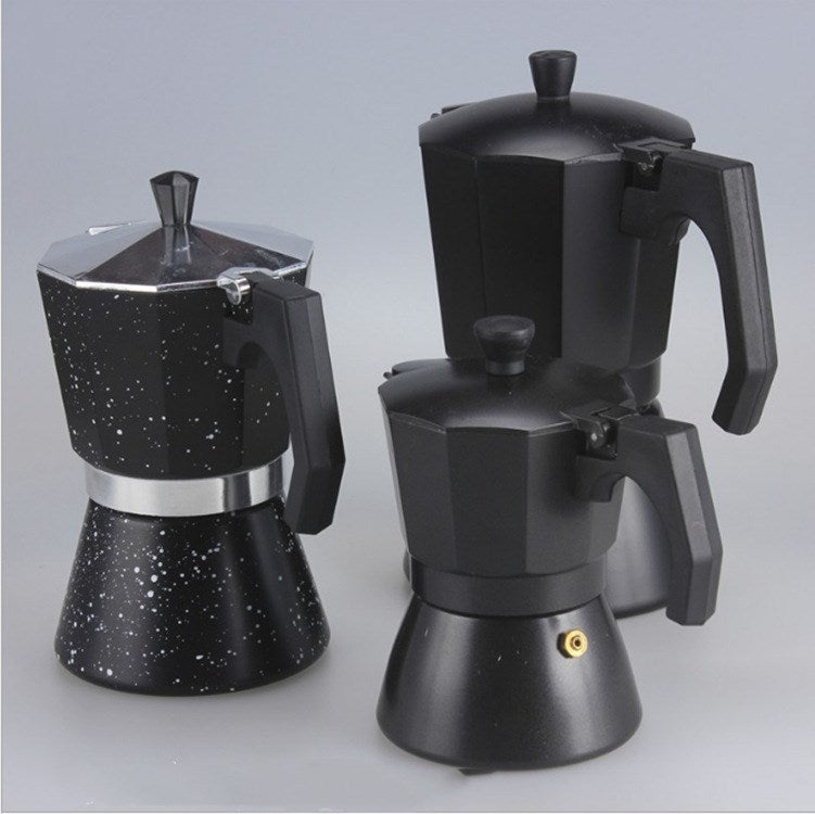 Il NERO Assoluto (Absolute Black) Moka Coffe Pot